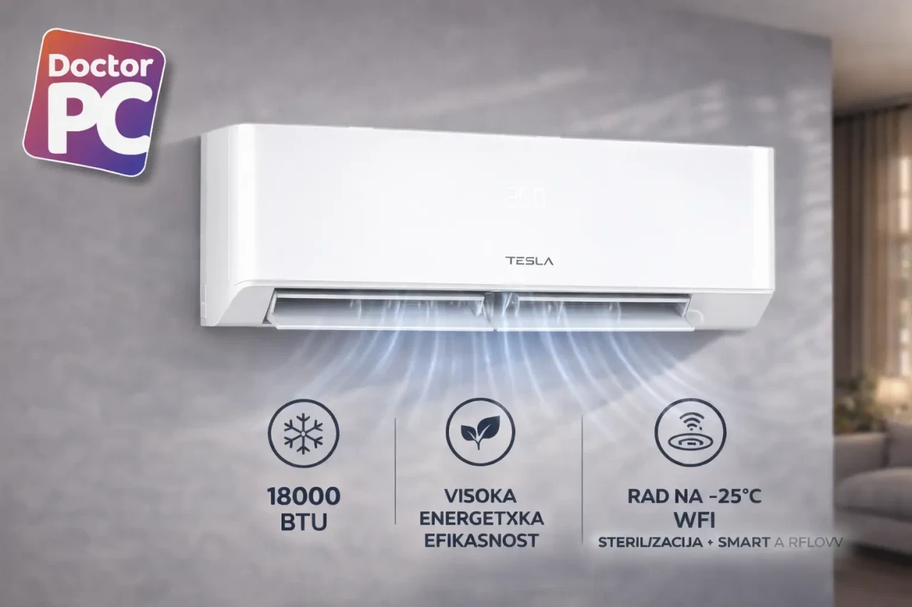 Klima Tesla Advance 18ka Inverter -25 A+++/A++ TT51TP91-1832IHWT — fotografija 1