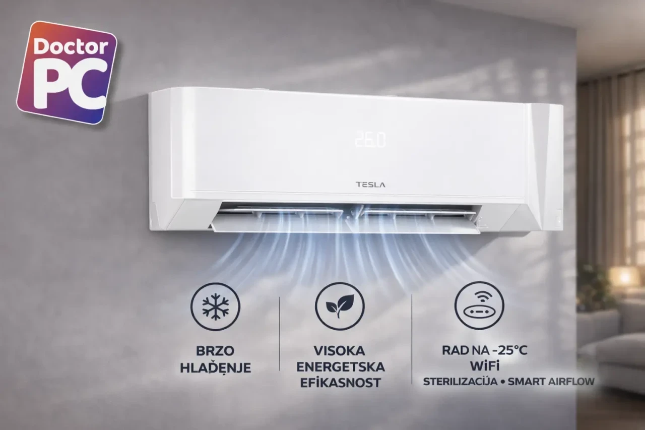 Klima Tesla Advance 12ka Inverter -25 A+++/A++ TT34TP91-1232IHWT — fotografija 1
