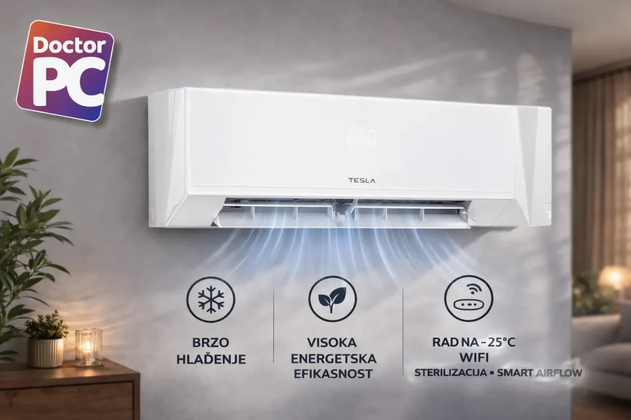 Klima Tesla Inverter 18ka -25 A+++/A++ WiFi TM53EP11-1832IHWT — fotografija 1