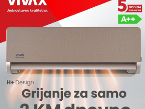VIVAX 12 -25 klima ACP-12CH35AEHI GOLD vanjski grijac — fotografija 1