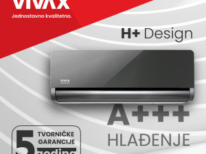 Vivax 18 INVERTER 18 -25 A++ ACP-18CH50AEHI GRAY MIRROR — fotografija 1