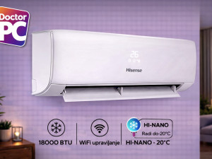 Klima Hisense Wings Pro HiNano 18K Inverter KB50XS1EG/KB50XS1EW