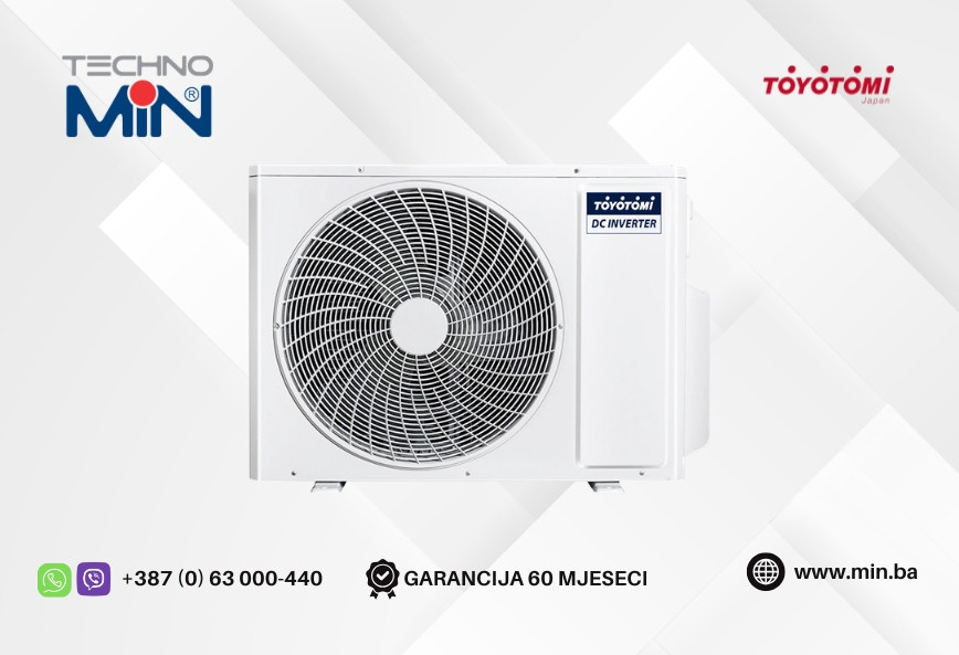 Toyotomi vanjska jedinica 6.1kW, 3 izlaza, A++, Inverter,do -22C — fotografija 1