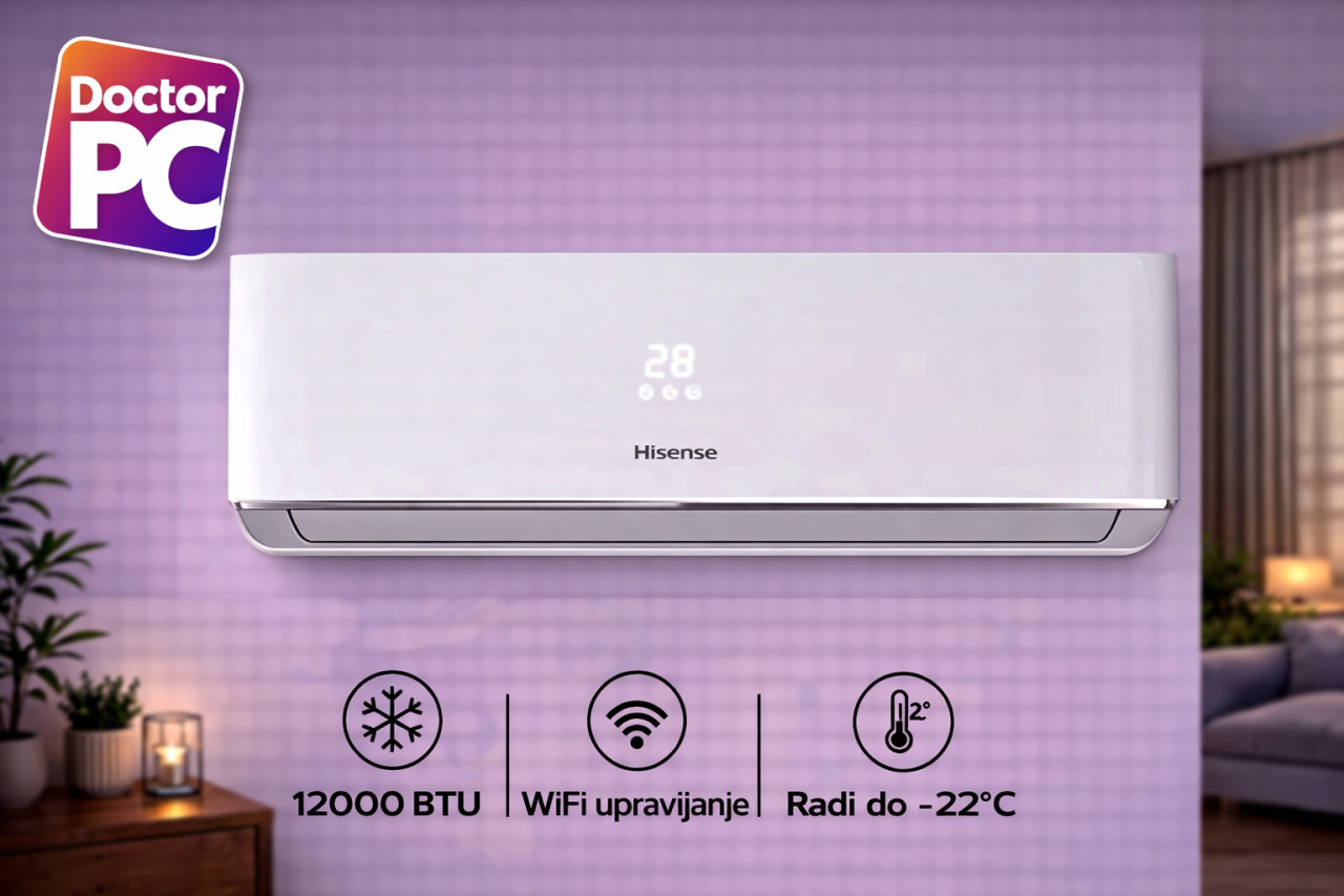 Klima Hisense Energy SE 12K Inverter -22 A+++KA35XR0EG/KA35XR0EW — fotografija 1