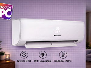 Klima Hisense Wings Pro 12K Inverter A++/A+ KB35YR3EG/KB35YR3EW