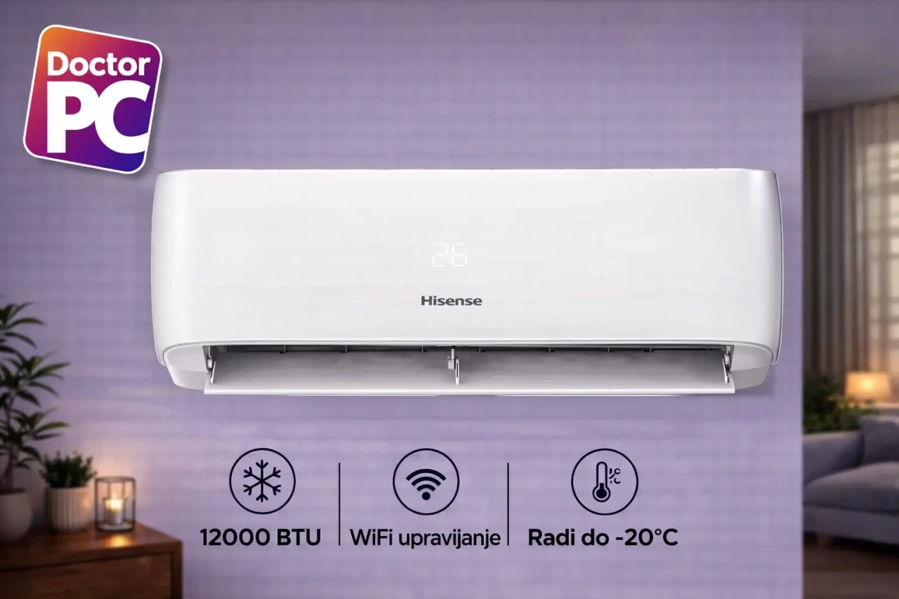 Klima Hisense Expert Smart 12K Inverter A++ CF35YR1FG/CF35YR1FW — fotografija 1