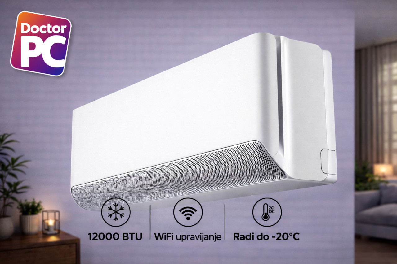 Klima Midea Breezeless E PLUS 3.5kW 12ka Inverter A++/A+ -20 — fotografija 1
