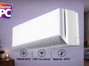 Klima Midea Breezeless E PLUS 3.5kW 12ka Inverter A++/A+ -20