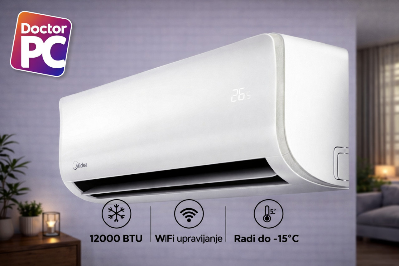 Klima Midea Xtreme Save 12ka Inverter A++/A+ -15 — fotografija 1