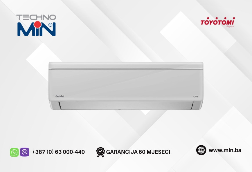 Toyotomi Umi Inverter klima 24-ka, 7.1kW, A++, do -15C grijanje — fotografija 1