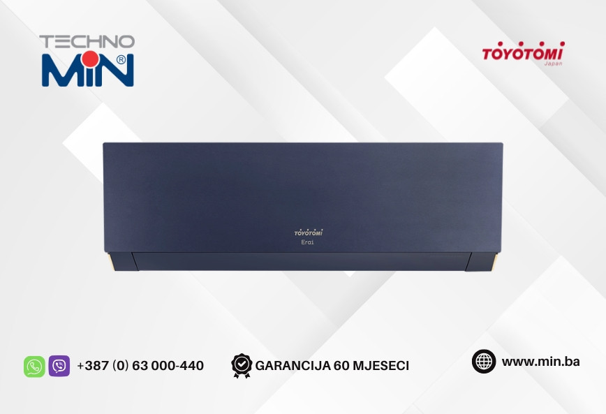 Toyotomi Erai Inverter 12-ka 12000 BTU, 3.5kW, A+++, AI do -25C — fotografija 1