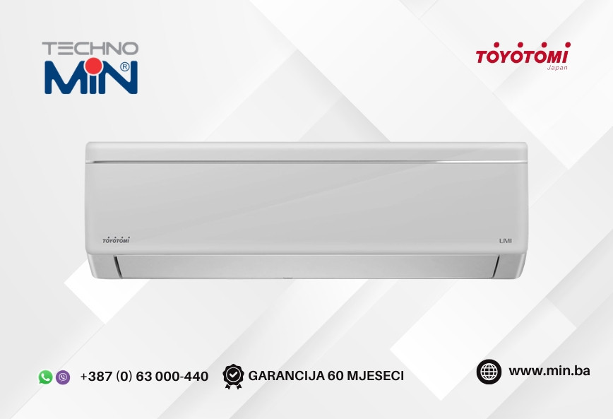 Toyotomi Ora OTG-18Q25INV klima 18-ka, 5.1kw, A++, Wi-Fi, do -15C — fotografija 1