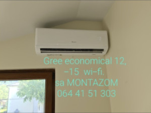 Klima Uređaj Gree economi Inverter 12 wi fi sa MONTAZOM
