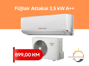 Inverter klima FujiAir Attakai 3,5 kW A+++ — fotografija 1