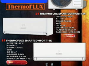 Klima THERMOFLUX 12 sa grijacima-20,wi fi i MONTAZOM — fotografija 1