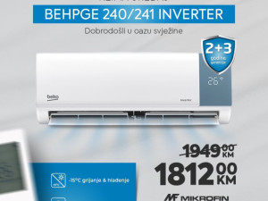 Beko klima uređaj BEHPGE 240/241 INVERTER WIFI