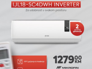VOX klima Inverter/grijac 18 ka -15 grijanje IJL18-SC4DWH