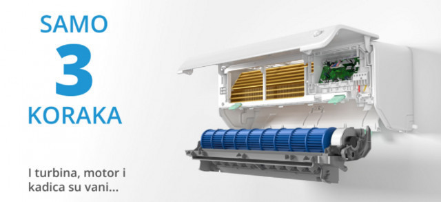 KLIMA MIDEA ALL EASY PRO 12ka -25 — fotografija 1