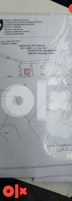 Zemljište Visoko Radovlje  8917m2  Može zamjena za radove — fotografija 1