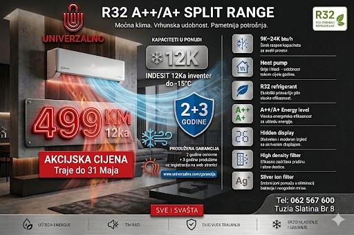 Indesit Klima INSPI312A2WFNQ Inverter WiFi — fotografija 1