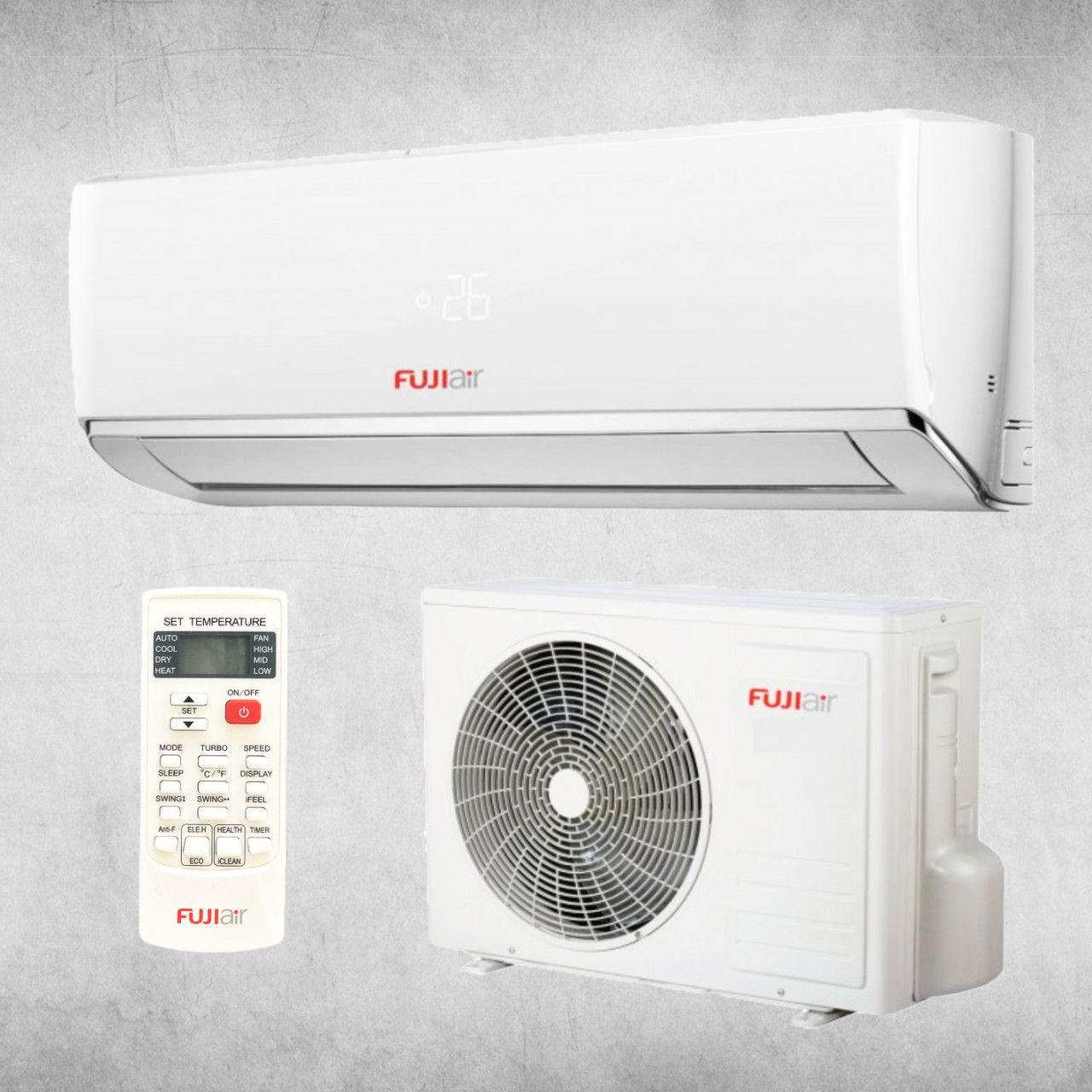 Inverter klima FujiAir Attakai 3,5 kW A+++ -35C — fotografija 1
