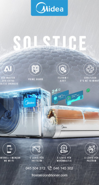 Inverter klima 18 Midea Solstice -25 A+++ WiFi 2 grijača 18ka R32 — fotografija 1