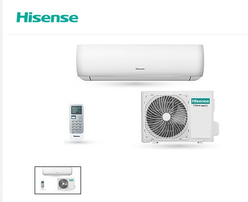 KLIMA HISENSE 12K,GRIJE DO -7, 120 MJESECI GARANCIJA — fotografija 1