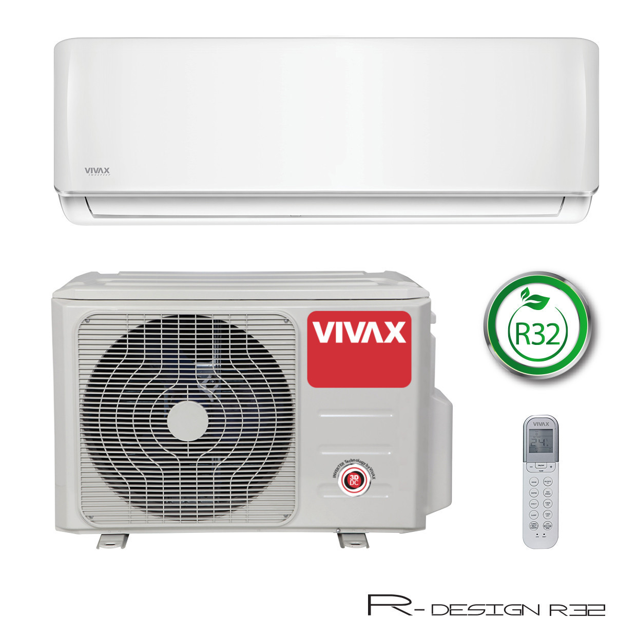 VIVAX COOL KLIMA,ACP-24CH70AEMIs R32 — fotografija 1