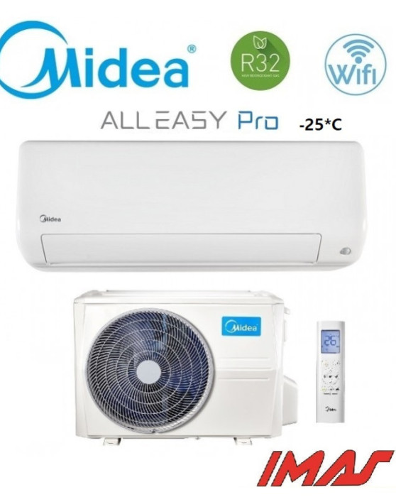 INVERTER KLIMA DO -25C ALL EASY PRO MIDEA 3,5KW SA MONTAŽOM — fotografija 1