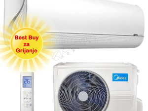MIDEA BREEZELESS -S 12 INVERTER QATRTRO -25 SA GIJAČIMA