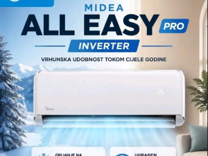 MIDEA ALL EASY PRO Klima Inverter -25C 3,5KW A+++ 12Ka