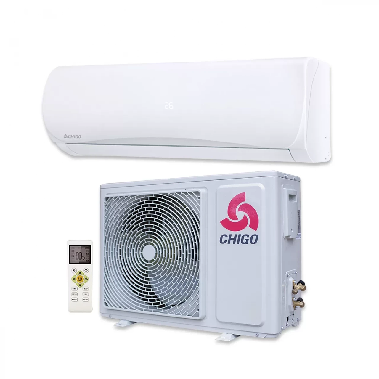 Klima Chigo 12000BTU 3,5kW A++ R32 -25 C grijač WiFi — fotografija 1