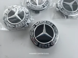MERCEDES ČEPOVI ZA FELGE FELGU 75MM — fotografija 1