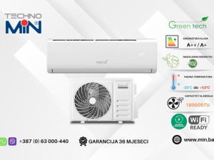 GREEN TECH 18-IND2-WIFI klima uređaj 18000BTU 5.1kW, WiFi, bijela — fotografija 1