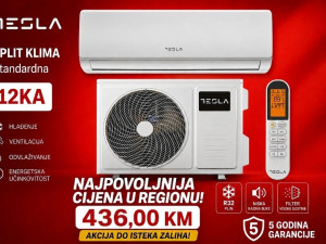 KLIMA UREDJAJ TESLA 12-KA ON-OFF, 5 GODINA GARANCIJA, AKCIJA