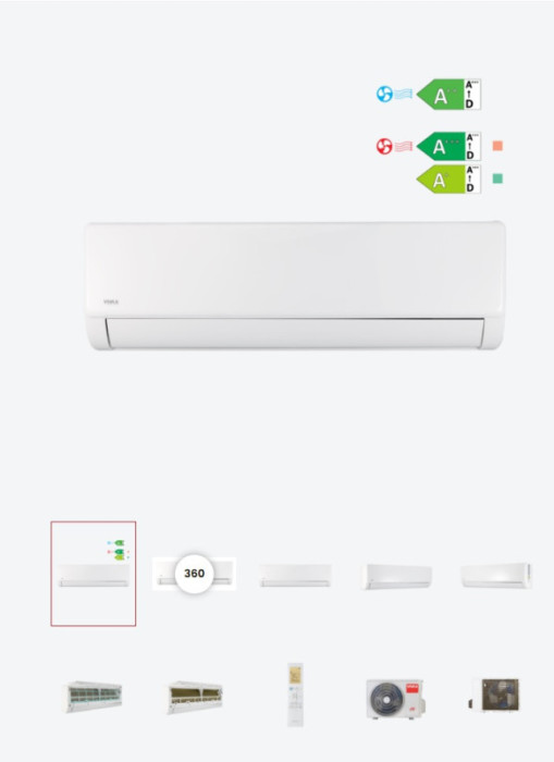 VIVAX klima ACP-18CH50AEGi PRO R32 18-ka Inverter A++ -20 — fotografija 1