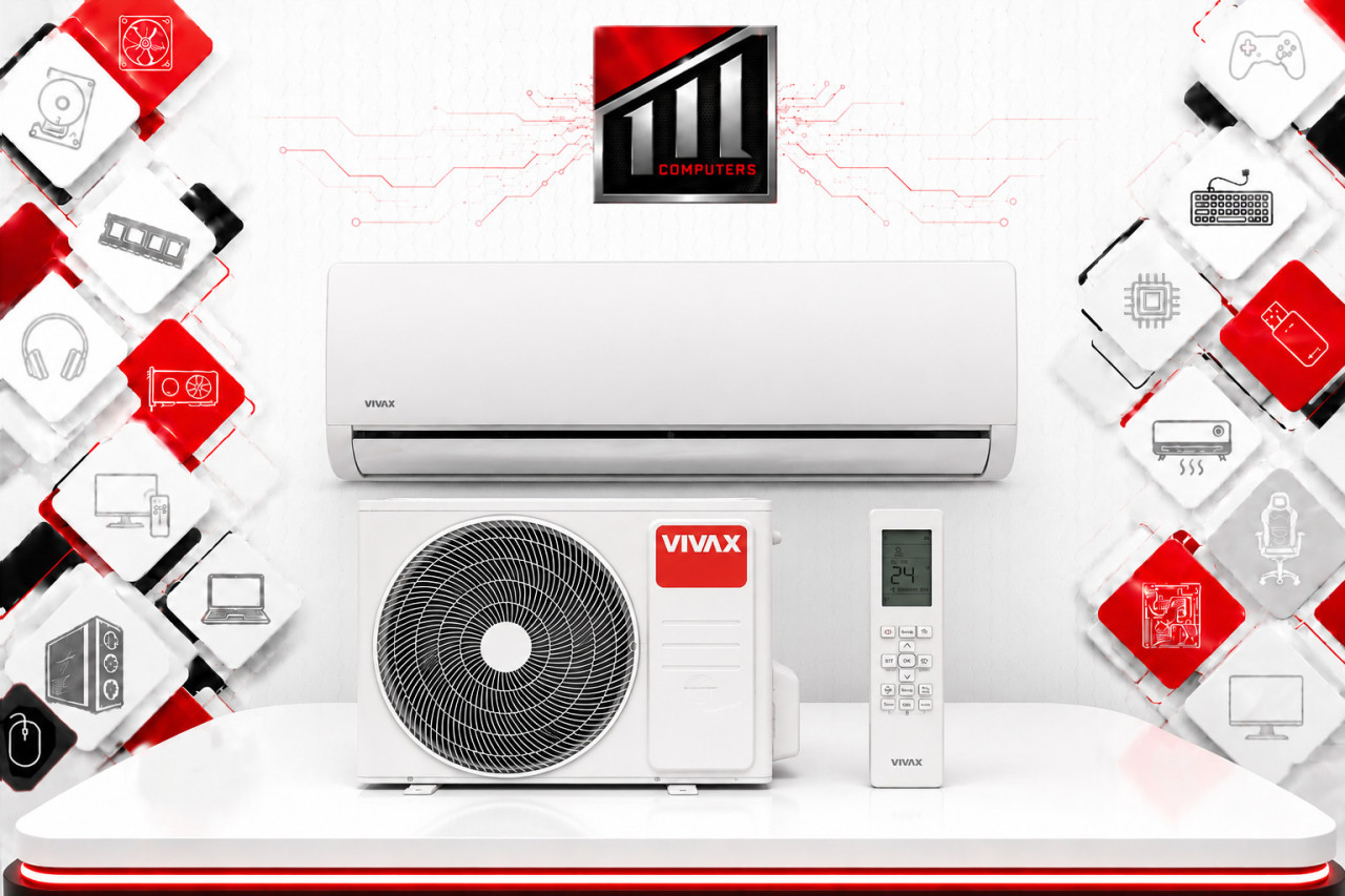 Vivax ACP-18CH50AEHI+ 18 H design do -25 klima + gratis WiFi — fotografija 1