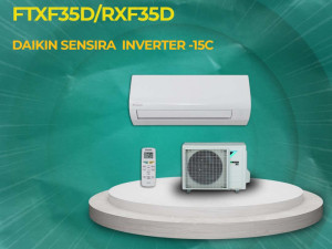 DAIKIN SENSIRA  INVERTER -15C FTXF35D/RXF35D