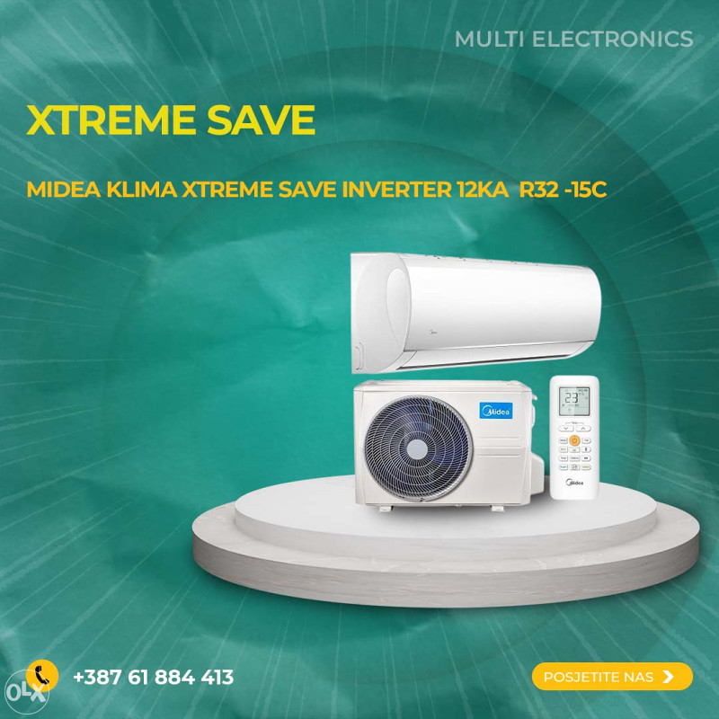 Klima Midea XTREME SAVE inverter 3,5KW 12ka -15 Wi-Fi — fotografija 1