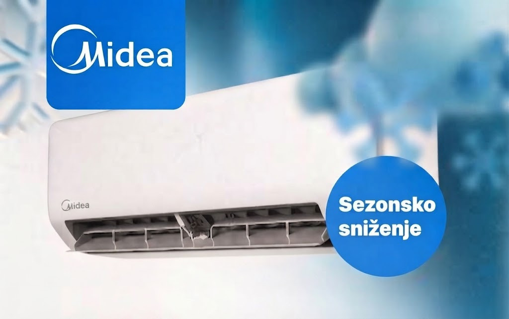 Midea 12-ka A+++ INVERTER All Easy Pro Nordic do -25 dva grijača — fotografija 1