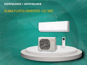 KLIMA FUJITSU INVERTER -15C WiFi ASYG12LMCE