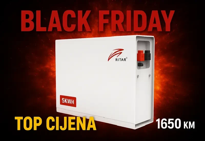 5.12kWh Wallbox FUJI Akumulatori Baterije 100Ah 51.2V Solarne — fotografija 1