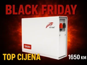 5.12kWh Wallbox FUJI Akumulatori Baterije 100Ah 51.2V Solarne — fotografija 1