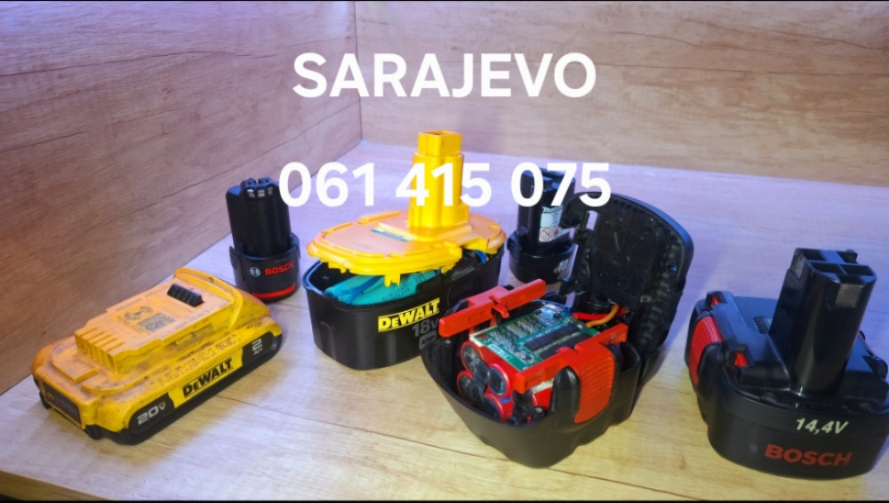 Reparacija baterija za aku alate, usisivace,servis aku alata — fotografija 1