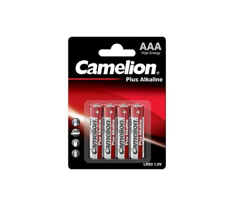 Baterija alkalna 1.5V AAA LR03 Set 1/4 CAMELION baterije 0029717 — fotografija 1