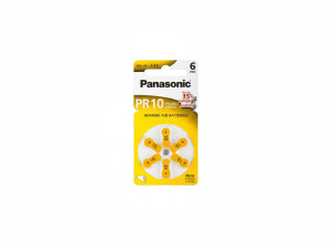 Baterija baterije slusni aparat 10 PR70 6KOM Panasonic 044387 — fotografija 1