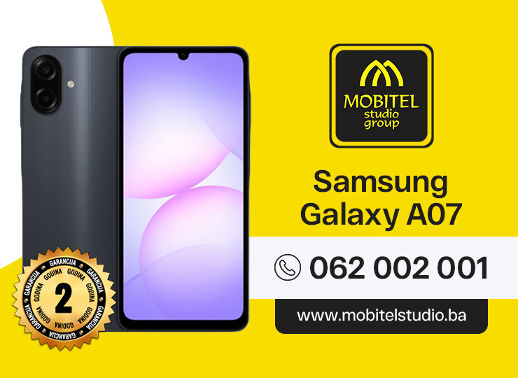 Mobitel Studio Samsung Galaxy A07 4/128GB — fotografija 1