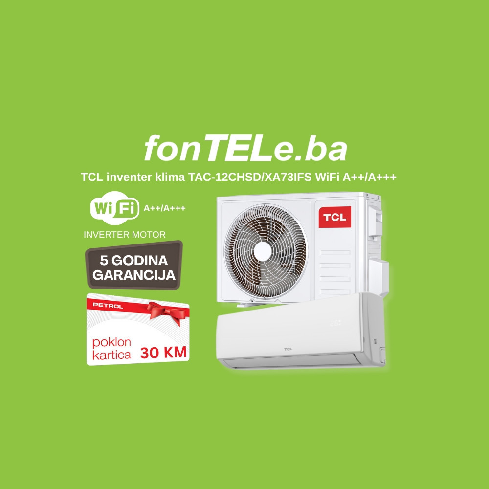 TCL inventer klima TAC-12CHSD/XA73IFS WiFi A++/A+++ *AKCIJA* — fotografija 1