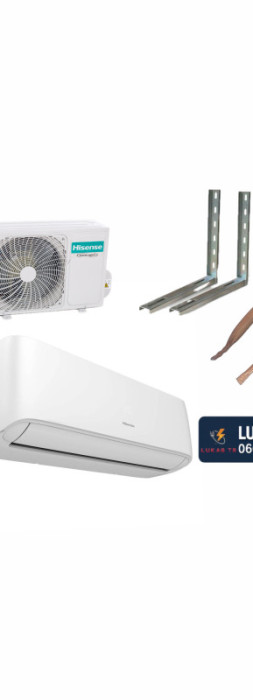 Klima Hisense Expert Smart nosač i bakarne cijevi — fotografija 1