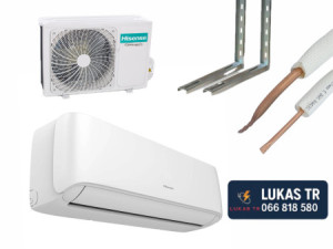 Klima Hisense Expert Smart nosač i bakarne cijevi — fotografija 1